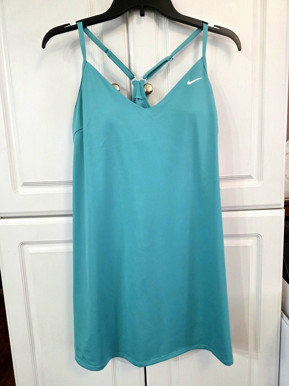 NWT Nike Turquoise Strappy Swim Coverup/Beach Dress- Size Large